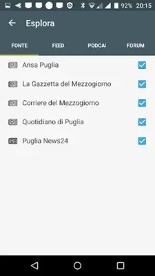 Puglia notizie locali android App screenshot 1